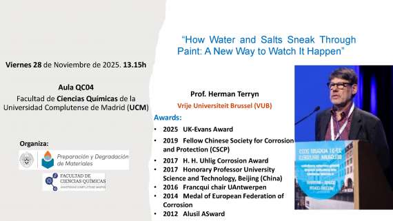 “How Water and Salts Sneak Through Paint: A New Way to Watch It Happen” por Prof. Herman Terryn